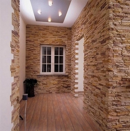 Преображение комнаты при помощи природного камня